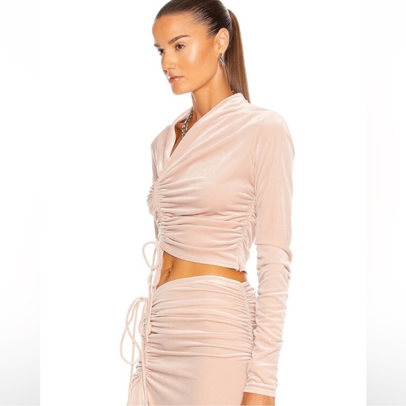 SALE A.L.C. Oryn Sugarcane Velvet Top - Picture 2 of 9